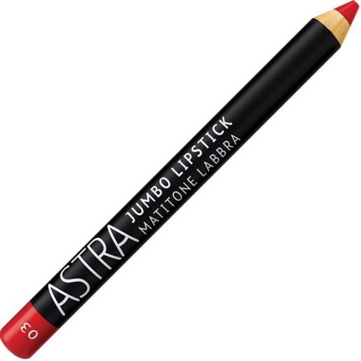 Astra jumbo lipstick matitone labbra 003 - red stick
