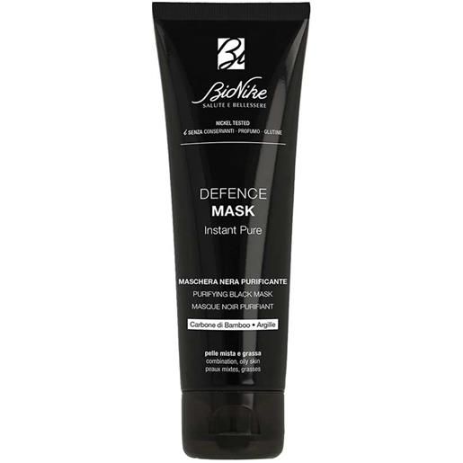 Bionike defence mask - instant pure maschera nera purificante, 75ml