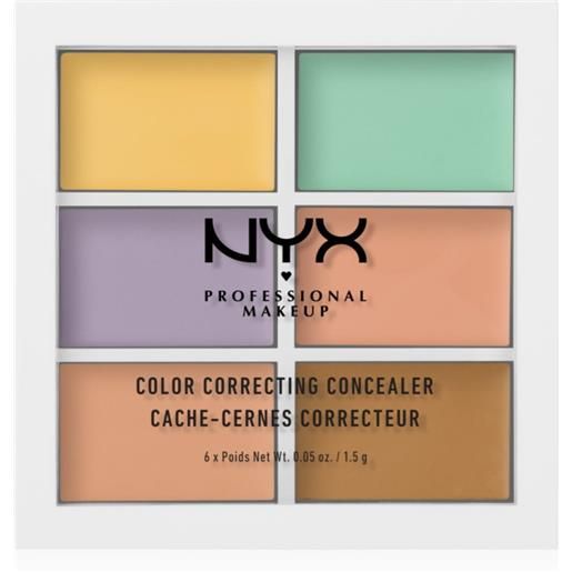 NYX Professional Makeup color correcting 6 x 1.5 g