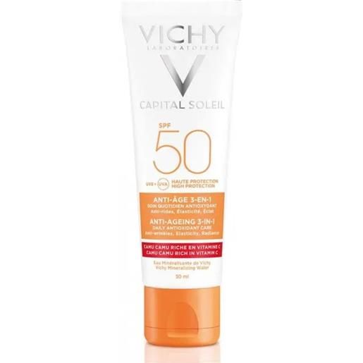 VICHY (L'Oreal Italia SpA) vichy capital soleil crema solare anti-age spf50 50ml - crema viso anti-età