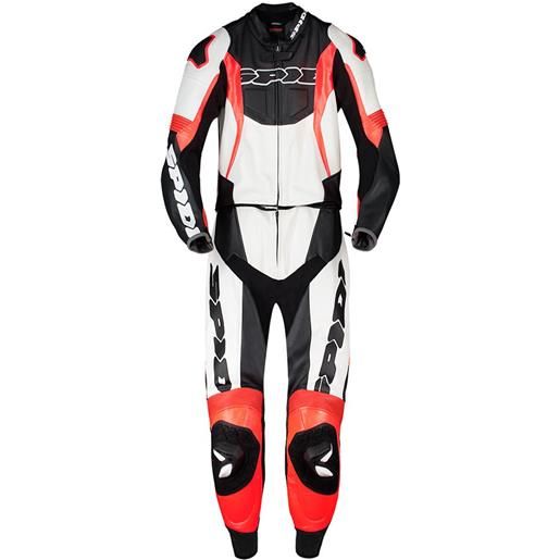 Spidi sport warrior touring suit rosso, bianco, nero 46 uomo