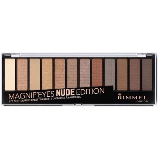 Rimmel magnif'eyes - palette di ombretti n. 001 nude edition