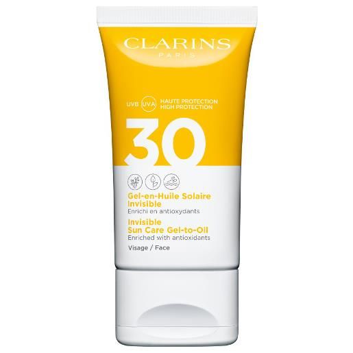 Clarins gel-en-huile solaire invisible spf 30 50 ml