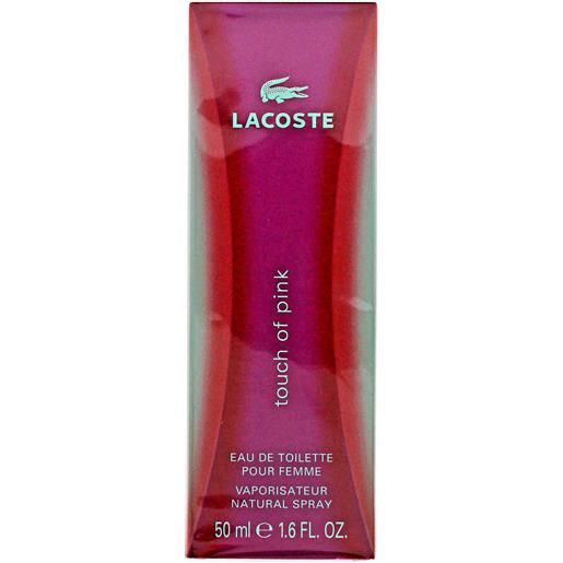Lacoste touch of pink pour femme edt spray 50 ml