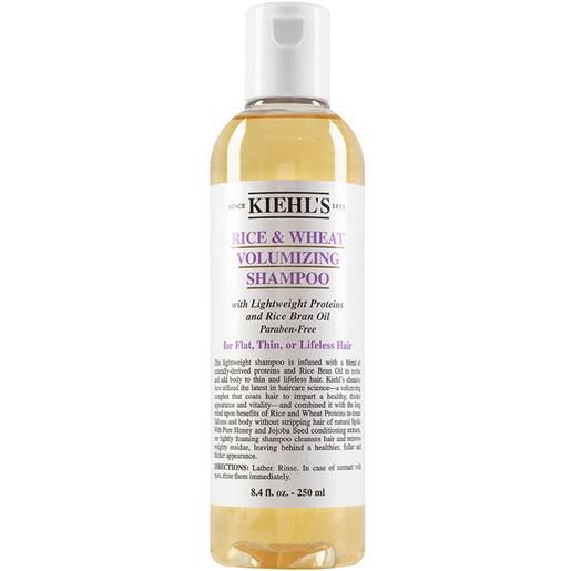 KIEHL'S rice & wheat volumizing shampoo 250ml shampoo volumizzante, shampoo rivitalizzante