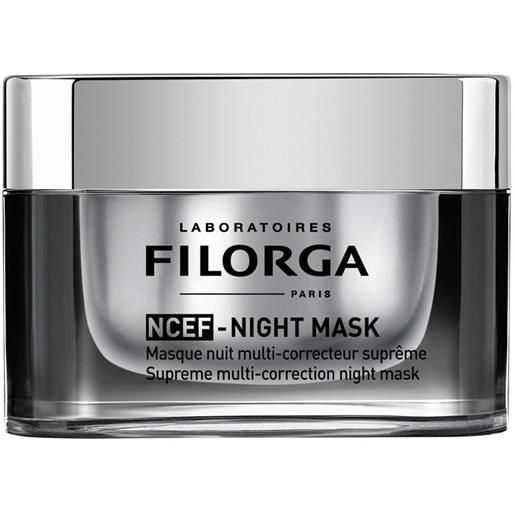 Filorga ncef- night mask 50ml tratt. Viso notte antirughe, maschera anti-età viso, trattamento rigenerante