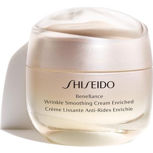 Shiseido wrinkle smoothing cream enriched 50ml tratt. Viso 24 ore antirughe, tratt. Viso 24 ore idratante