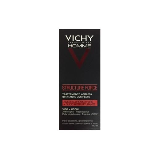 Vichy linea homme structure force trattamento anti-età idratante completo 50 ml