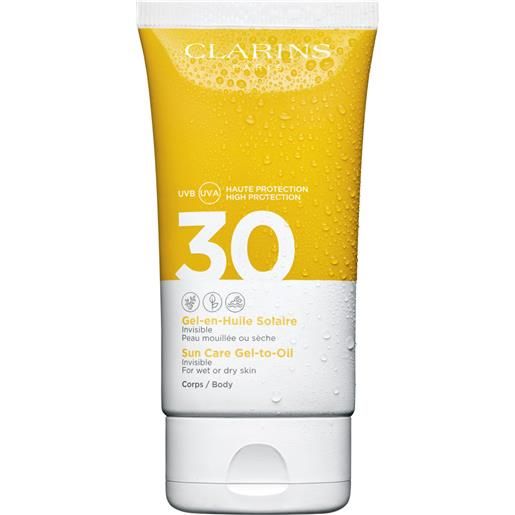 Clarins > Clarins gel-en-huile solaire invisible spf30 150 ml corps