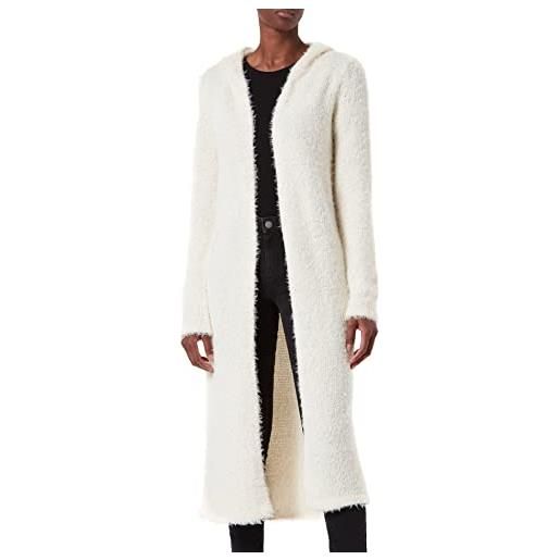 Urban classics cardigan mantella per donna, giacca lunga con cappuccio dal taglio lungo, maglia in stile piumato, taglie xs-5xl