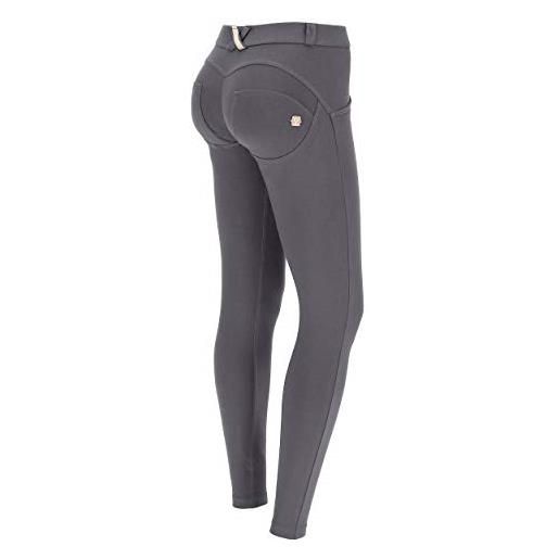 FREDDY - pantalone wr. Up® skinny in cotone elasticizzato, grigio, medium