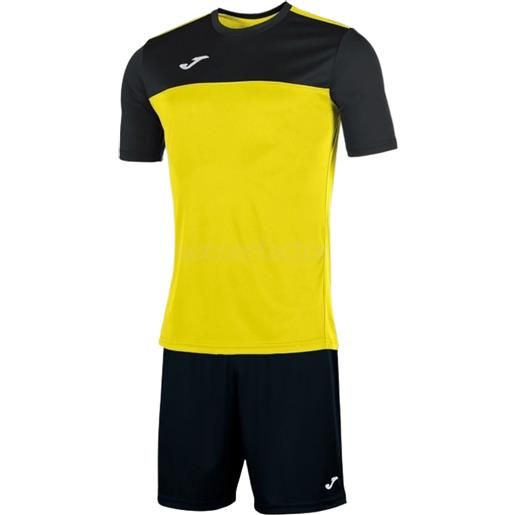 JOMA kit winner completo calcio adulto giallo/nero