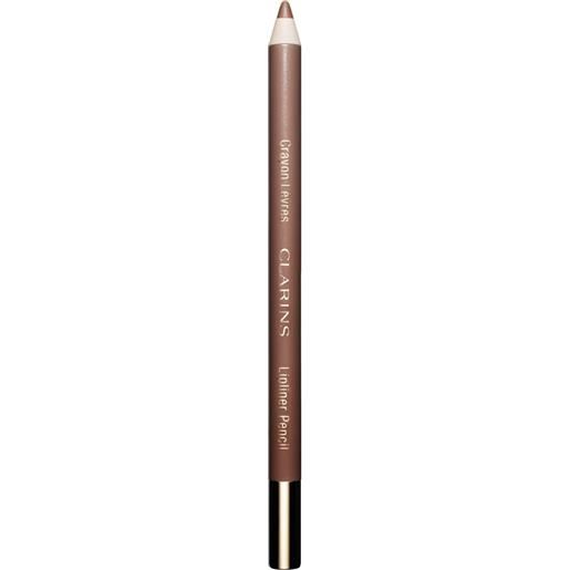Clarins crayon lèvres matita labbra esclusiva per ogni tipo di carnagione 01 - nude fair