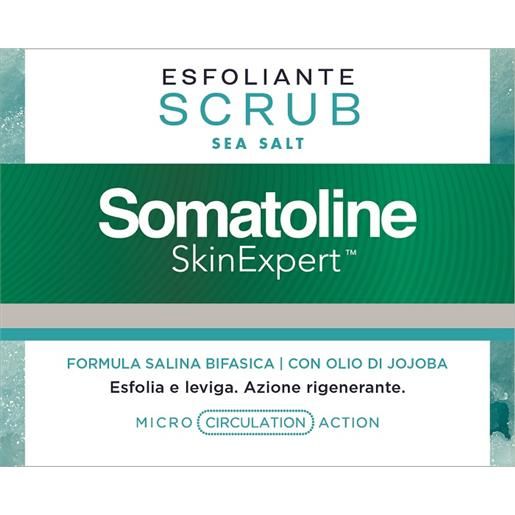 Somatoline Cosmetic somatoline skinexpert scrub sea salt con sale integrale e olio di jojoba naturale 350g