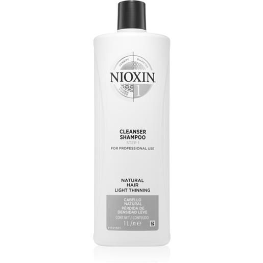 Nioxin system 1 cleanser shampoo 1000 ml