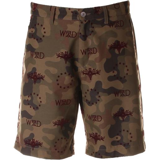 WRAD | shorts militare camu verde