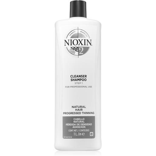 Nioxin system 2 cleanser shampoo 1000 ml