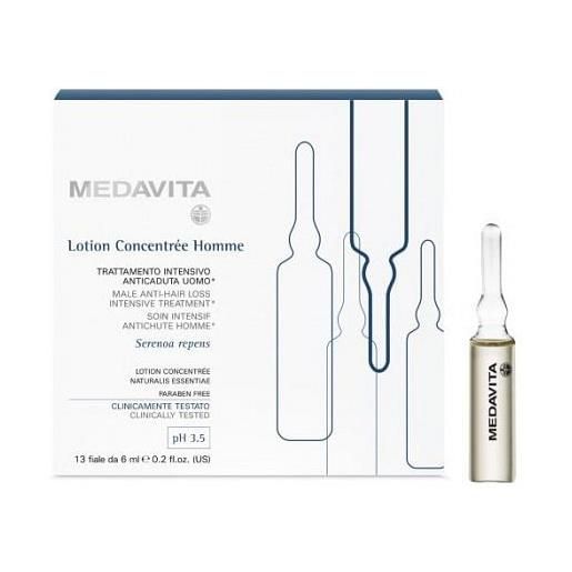 Medavita lotion concentree homme trattamento anticaduta 13 fl x 6 ml / 0.20 fl. Oz