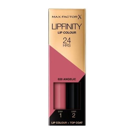 Max Factor lipfinity 24hrs lip colour rossetto liquido 4.2 g tonalità 020 angelic