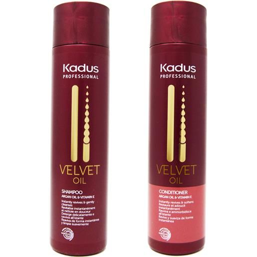 Kadus kit velvet oil shampoo + conditioner