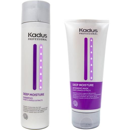 Kadus kit deep moisture shampoo + maschera