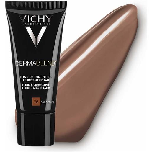 Vichy Make-up vichy dermablend - fondotinta correttore fluido 16h colore 75 espresso, 30ml