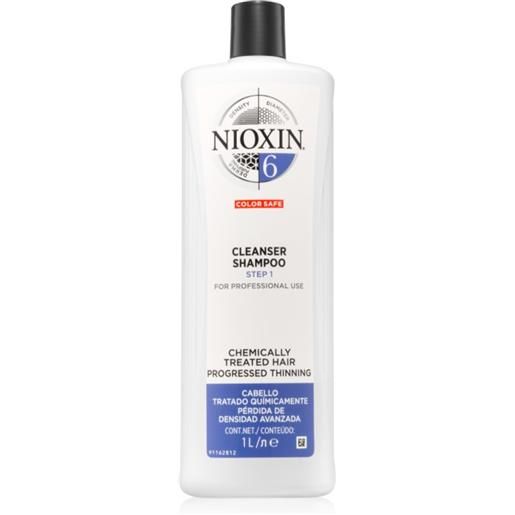 Nioxin system 6 color safe cleanser shampoo 1000 ml