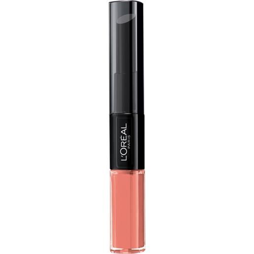 L'Oréal Paris infaillible 2 step 24h rossetto brillante, rossetto 404 corail constant