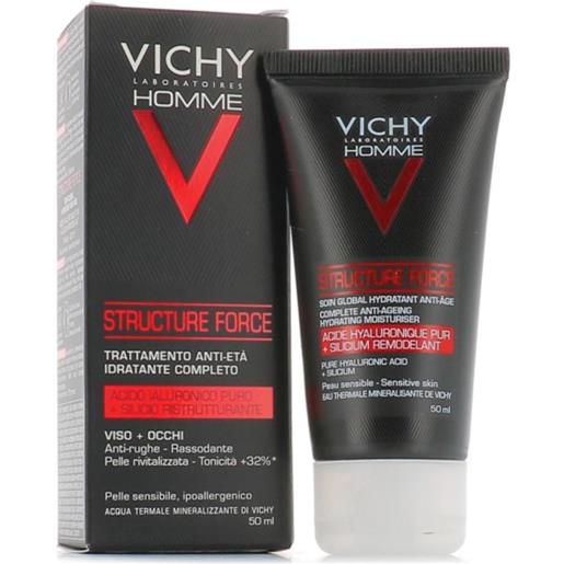 VICHY (L'Oreal Italia SpA) vichy homme structure force 50 ml - trattamento ristrutturante uomo rinforza e idrata la pelle