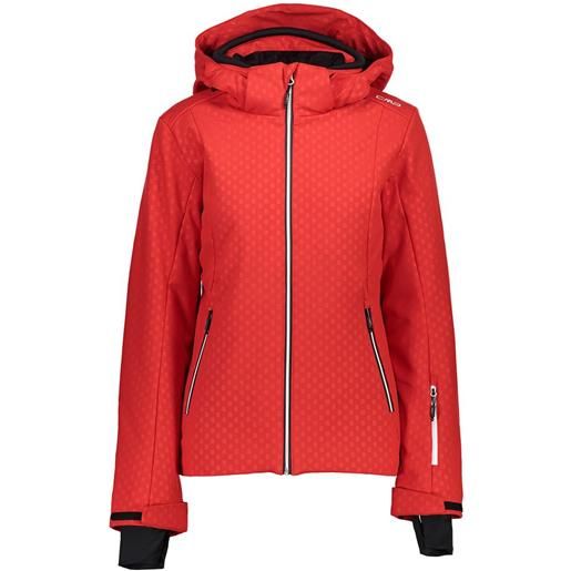 Cmp zip hood 39w1606 jacket rosso 2xs donna