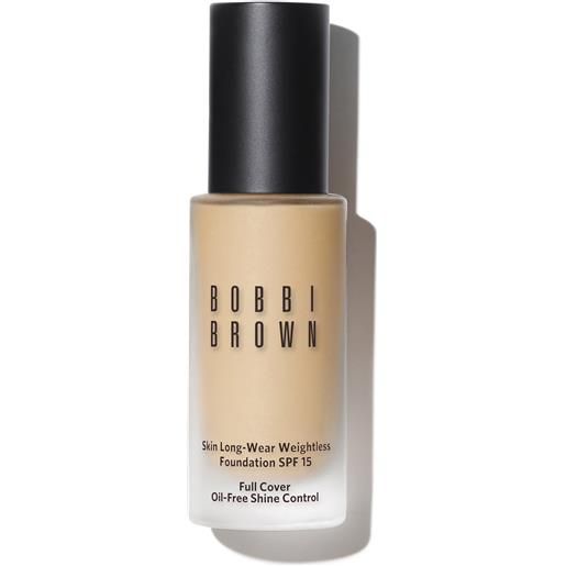Bobbi Brown skin long-wear weightless foundation spf15 fondotinta liquido ivory