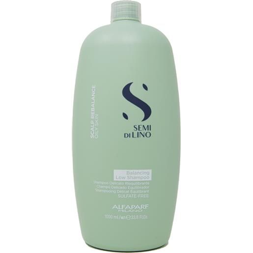 Alfaparf semi di lino balance low shampoo riequilibrante 1000 ml