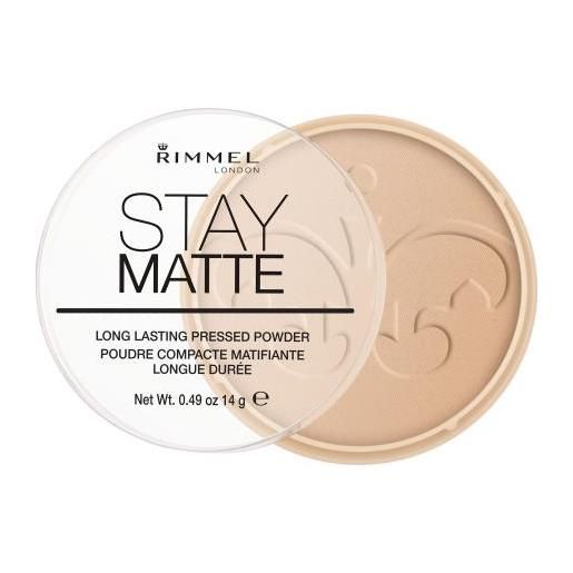 Rimmel London stay matte cipria compatta a lunga tenuta 14 g tonalità 004 sandstorm