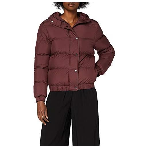 Urban Classics giacca da donna con cappuccio, giacca, donna, rosso (cherry), xl