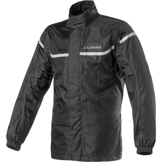 Clover giacca antipioggia wet-jacket pro - nero