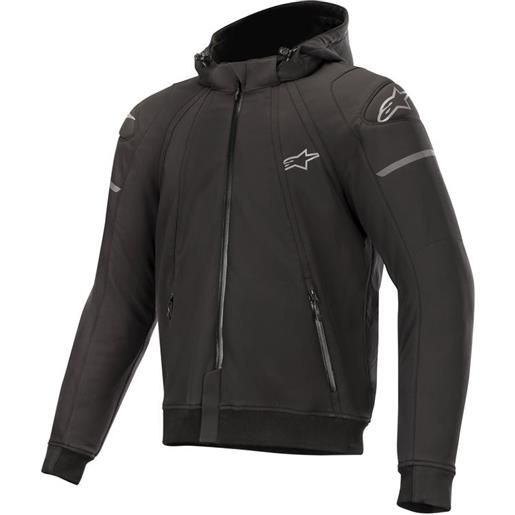 Alpinestars giacca uomo sektor tech hoodie - 103 black charcoal taglia s