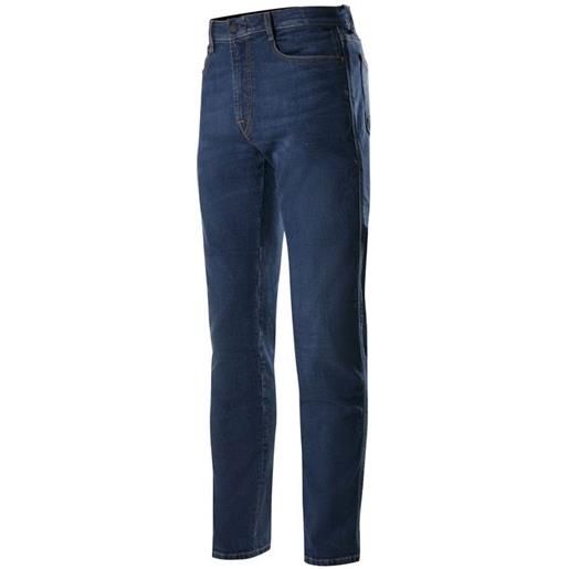 Alpinestars jeans uomo copper v2 - 7204 - mid tone plus blue