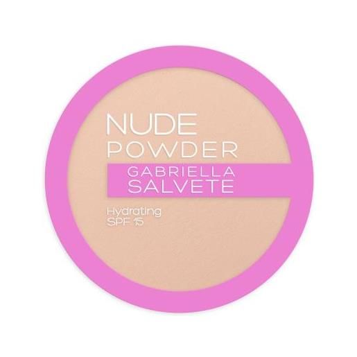 Gabriella Salvete nude powder spf15 cipria compatta 8 g tonalità 02 light nude