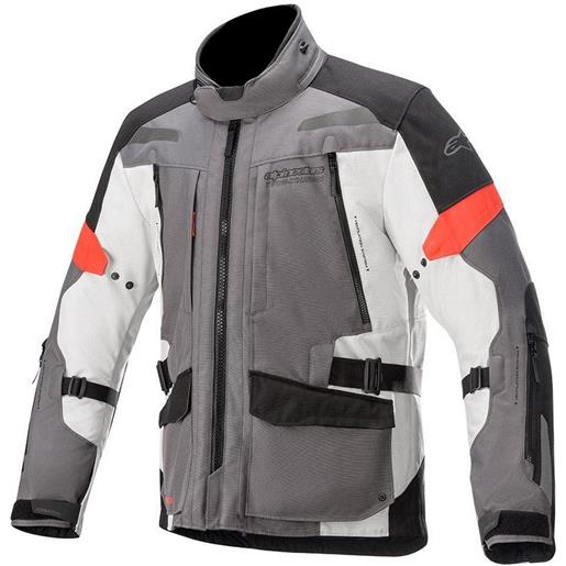 Alpinestars valparaiso v3 drystar jacket grigio l uomo