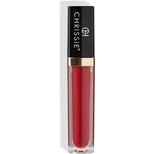 Chrissie Cosmetics chrissie lip gloss ialuronico 8k ultra hd - mat colore 104 crazy passion, 6ml
