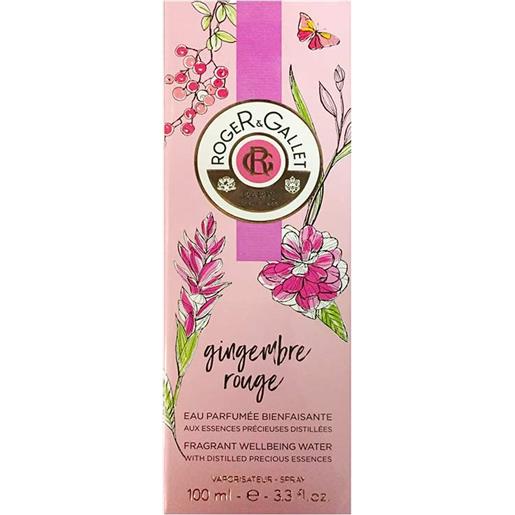 Roger&Gallet linea gingembre rouge zenzero stimolante acqua profumata 100 ml