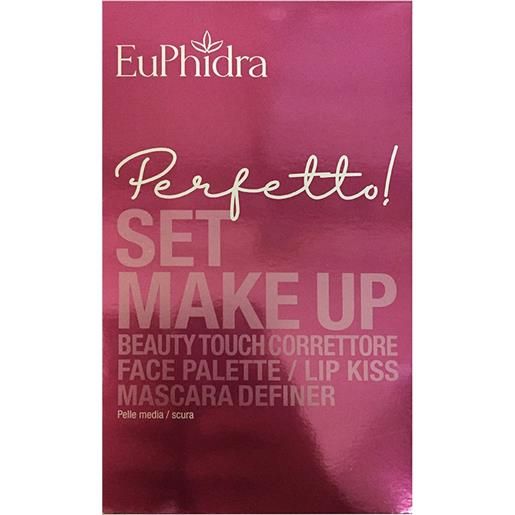 Eu. Phidra cofanetti set make-up cipria+ correttore+ mascara+ rossett medio