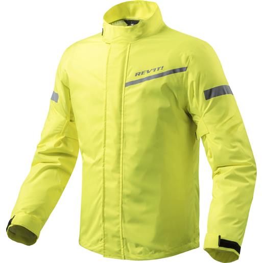 Rev'it giacca antipioggia cyclone 2 h2o - neon giallo
