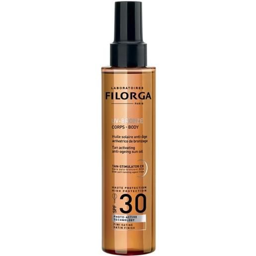 Filorga Cosmetici filorga uv bronze body olio solare corpo antietà spf 30+ 150 ml