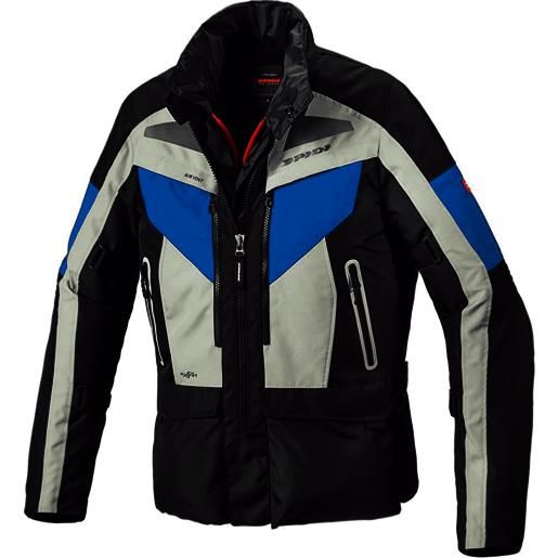 Spidi giubbotto uomo voyager evo h2out - 498 ice/blue taglia xxl