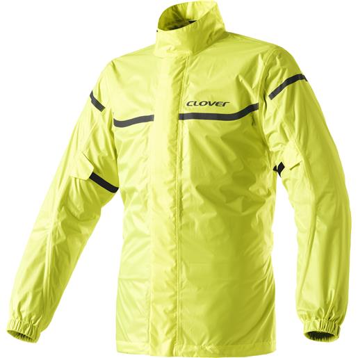 Clover giacca antipioggia wet-jacket pro - giallo. Fluo