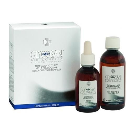 Vivipharma glycosan plus bio-complex anticaduta shampoo 150 ml + lozione 100 ml