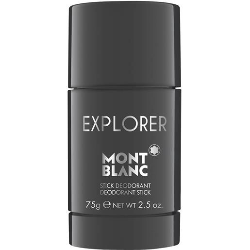 Montblanc explorer deodorante stick