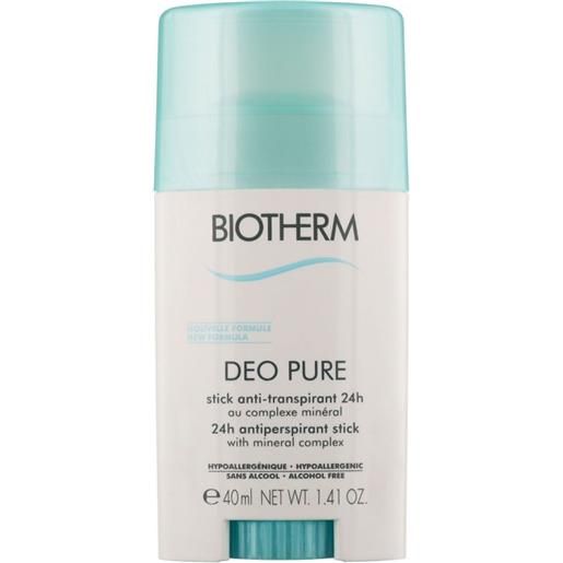 Biotherm deo pure stick deodorante, 40-ml