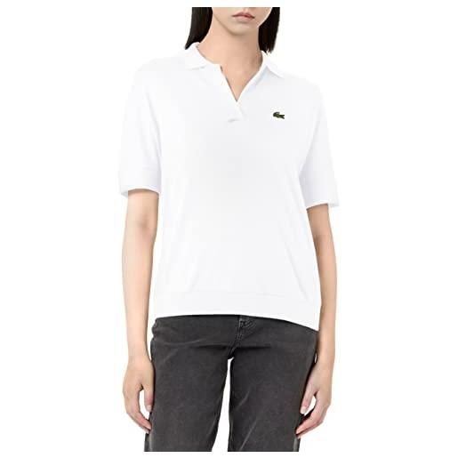 Lacoste pf0504 polo, blanc, l donna